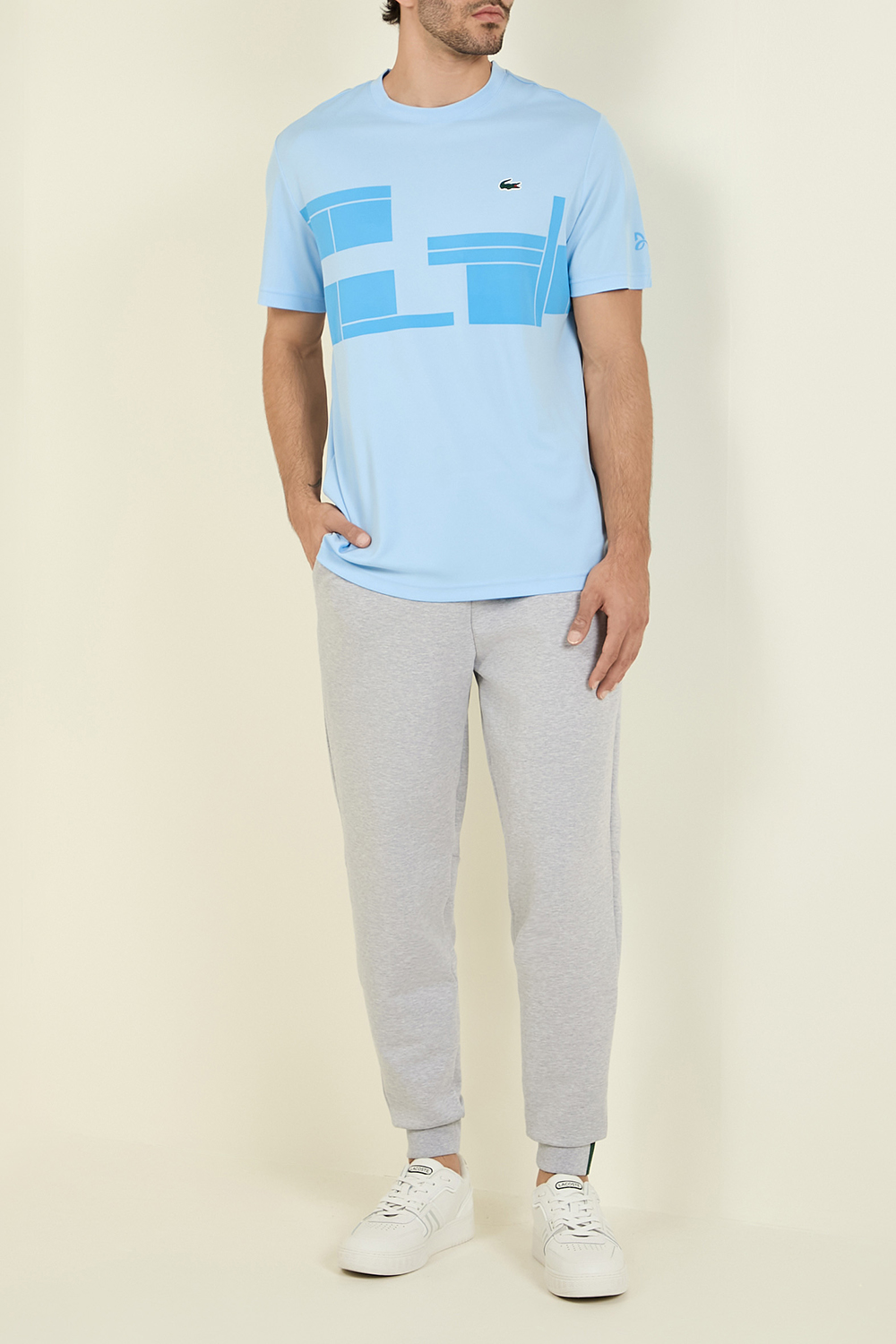 לקוסט X ג'וקוביץ' חולצת טי LACOSTE